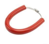 Cubierta protectora de escape de motocicleta confiable, tamaño de 33 mm para gestión del calor (rojo)