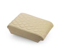 Cubierta protectora de la caja del reposabrazos Funda Protectora De Cuero Para Reposabrazos De Coche Para Kia Para Sportage NQ5 2022-2025(Beige)