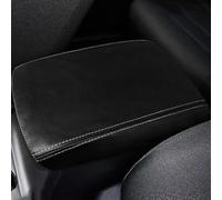 Cubierta protectora de la caja del reposabrazos Fundas Para Reposabrazos De Coche De Cuero, Transpirables Y Cómodas, Accesorios Para Mazda CX5 KF 2017-2022(Grey-line)