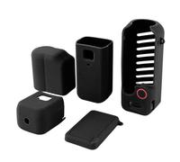 Cubierta Protectora de la Cámara de Bolsillo Anti Slip, Protector de Lente de Rascado Fácil de Limpiar para el Bolsillo 3 (Black)