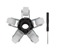 Cubierta Protectora de la sonda Cabezal cámara alcantarillado 17 mm | Rueda guía de cámara de inspección de 5 rodillos para inspección tuberías de 0,67" - Evita arañazos en las paredes tuberías