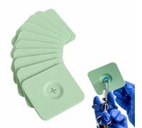 Cubierta protectora de la tapa de la aguja de silicona Protector de punta flexible suave Manga de la tapa de la aguja reutilizable para jeringas dentales y clínicas(30pcs)