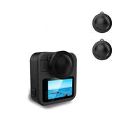 Cubierta protectora de lente para GoPro MAX2/GoPro MAX 2 cámara digital, material de silicona daunke antiarañazos, antigolpes, protección integral, color negro