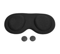 Cubierta Protectora de Lente VR, Cubierta a Prueba de Polvo para Pico 4, Funda Protectora de Silicona Lavable con Cubierta Basculante de Mango, Negro