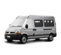 Cubierta Protectora de Parabrisas Repuesto para Renault Master/O-Pel Movano/Nissan NV400 2010-2023, Cubierta de la Pantalla Delantera de Coche, Protección Solar, Térmica (Plata)