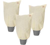 Cubierta Protectora de Plantas Juego de 3 Beige 2,5x3,6m