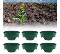 Cubierta protectora de plantas para jardines domésticos que apoya el crecimiento saludable a través de la disuasión física de plagas y la conservación del agua (1 unidad)