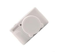 Cubierta protectora de silicona ligera para cámaras Canon SX740 SX730 con forma a medida y acceso funcional al puerto (blanco)