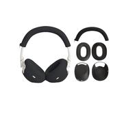Cubierta Protectora de Silicona para Sony WH 1000XM6, Funda para Almohadillas para los oídos+ Manga De Copas De Oído +Cojín Protector de Diadema,Auriculares Accesorios (Negro)