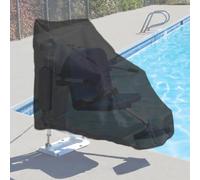 Cubierta protectora de silla elevadora de piscina compatible con Global Lift Corp - 600D accesorios organizadores de piscina enterrada, 20 ″ W x 49 ″ L x 36 ″ H