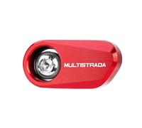 Cubierta Protectora Decorativa de ABS para DesertX Multistrada 950 1100 1200 1260 1200S 1260S V4S V2: Cubierta Protectora CNC para Sensores ABS De Ruedas Delanteras Y Traseras(C)