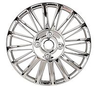 Cubierta protectora decorativa for rueda Universal de 14 pulgadas(Bright Silver)