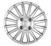 Cubierta protectora decorativa for rueda Universal de 14 pulgadas(Silver)