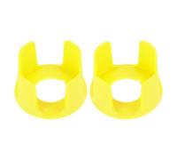 Cubierta Protectora del Botón de Emergencia 2 Piezas Plástico Amarillo