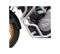 Cubierta protectora del chasis Fit For Cfmoto 700MT Motorcycle Modification Accessories Highway Engine Guard Crash Bar Frame Fairing Protección del chasis del motor(Silver lower bumper)