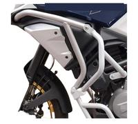 Cubierta protectora del chasis Fit For Cfmoto 700MT Motorcycle Modification Accessories Highway Engine Guard Crash Bar Frame Fairing Protección del chasis del motor(Silver upper bumper)