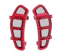 Cubierta protectora del marco de la rejilla radiador motocicleta-lados izquierdo y derecho en rojo-apto para Piaggio VESPA GTS 25 Refrigerante Agua Que Protege