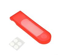 Cubierta protectora del tablero del silicón, para Xiaomi 4 Ultra Electric Scooter, impermeable a prueba de polvo, caja del panel del interruptor, con respaldo (rojo)