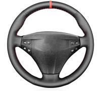 Cubierta Protectora del Volante, para Mercedes-Benz W203 Clase C Kompressor 2001 2002 2003 2004 2005 2006, Cubierta del Volante del Coche de Cuero Cosida a Mano de Bricolaje
