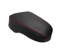 Cubierta protectora Embellecedor Consola Central Cuero Para B&MW X1 F48 2016-2019 Color Negro Con Volante A La Izquierda(Black with red)