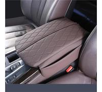 Cubierta protectora Funda Consola Central Para Reposabrazos Coche Almohadilla Cuero Para B&MW X5 F15 2014-2018 X6 F16 2015-2019(Brown)