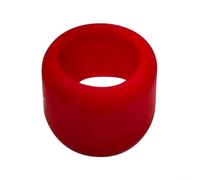 Cubierta protectora hexagonal para destornilladores de impacto, se adapta a puntas de destornillador estándar de 1/4 (rojo)