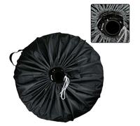 Cubierta protectora impermeable para neumático de repuesto para Jeep SUV camión, remolque, a prueba de polvo, a prueba de sol, cubierta protectora de rueda de 3135 pulgadas, material OxFord con banda