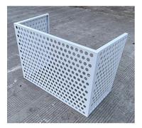 Cubierta protectora para aire acondicionado al aire libre, panel de valla para privacidad y protección de la unidad