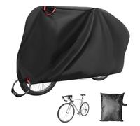 Cubierta protectora para bicicletas con agujeros de candado, 210D Funda Bicicleta Exterior Impermeable, 200x70x110cm, Contra Lluvia Sol Polvo Para Todo Tipo de Bicicletas