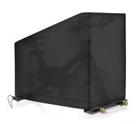 Cubierta protectora para bicicletas de interior y exterior, en tela Oxford 210D, impermeable, antipolvo, resistente a los rayos UV, adecuada para bicicletas verticales, dimensiones 123 x 58 x 113/142