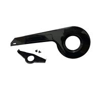 Cubierta protectora para cadena de bicicleta, protector de cadena para piñones de 32 a 36 T, cubierta de biela fácil de instalar, color negro