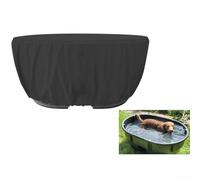 Cubierta protectora para cubo de jardín al aire libre que protege los tanques de agua de condiciones climáticas adversas (100 galones)