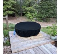 Cubierta protectora para cubo de jardín al aire libre que protege los tanques de agua de condiciones climáticas adversas (50 galones)