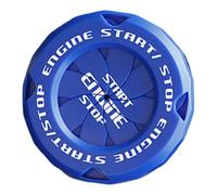 Cubierta protectora para el botón de arranque del coche, lámina decorativa de fibra de carbono, resistente a los arañazos, protección para los entusiastas de los conductores, detalles del coche, uso