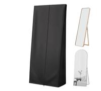 Cubierta protectora para espejo - Cubierta protectora impermeable para espejo completo de tela Oxford - Protección de tela Oxford ajustada para muebles de interior, centro comercial, pasillo