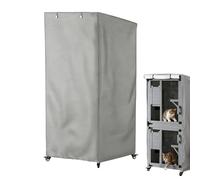 Cubierta protectora para gatos para exteriores, impermeable y completa, cubierta protectora para la casa de gatos en exteriores - Para balcón, jardín, terraza, parque, residencial, garaje, granero