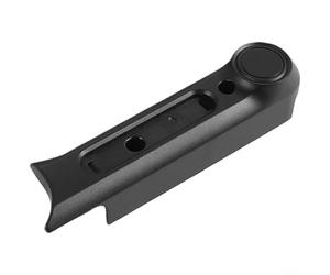 Cubierta protectora para horquilla trasera compatible con scooter eléctrico NINEBOT E3 Pro, marco y protección de pintura, ajuste a ambos lados, diseño ligero, negro, 18,2 x 4,2 x 4 cm (lado derecho)
