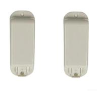 Cubierta protectora para interruptor de luz basculante, bloqueo de seguridad para niños, diseño transparente, instalación para guardería, oficina, a prueba de bebés, paquete de 2 (C-20 blanco)