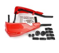 Cubierta Protectora para Manillar De Motocicleta, Equipo Protección Guardamanos A Prueba Viento para NX400 NX500 CB500X CB400X(Rojo)
