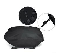 Cubierta protectora para parrilla Weber para parrillas portátiles Q1000 Q2000 Q2000 con correas ajustables y material (210D69*46*33cm)