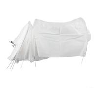 Cubierta protectora para plantas de invierno con soporte, tela no tejida, túnel de protección contra heladas para jardín, verduras y flores, refugio de invernadero resistente a la intemperie, 300 x 45