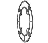 Cubierta Protectora Para Platos De Ciclismo,Guardia Protectora De Piñón De Aleación De Aluminio Para Bicicleta - Diseño Ligero Y Hueco Para Protección Del Plato De Cadena Durante Desplazamientos Y Via