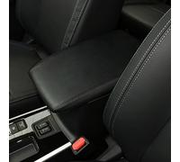 Cubierta Protectora Para Reposabrazos De Control Central Coche Accesorios Cuero Embellecedor Para Mitsubishi Para Outlander 2013-2018(Black-line)