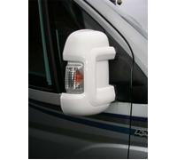 Cubierta protectora para retrovisor Milenco par de brazos largos blanca