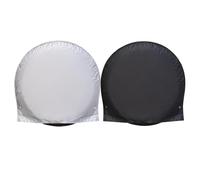 Cubierta protectora para ruedas, Oxford Tire Shield, Protective, Silver Coated Protector, Heavyduty Automotive Spare Cover with Protection for All Weather Conditions, 29.52in