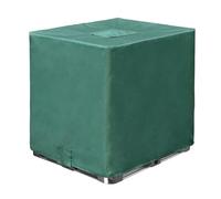 Cubierta Protectora Para Tanque Cubierta De Contenedor Resistente | Protector para bandeja impermeable 1000 l para césped lluvia contra vientos fuertes jardín al aire libre pozo J