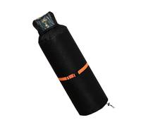 Cubierta protectora para tanques de propano de 100 libras para exteriores, resistente, vistas claras, parte superior reforzada, tela Oxfords con cierre ajustable, hebillas ajustables, cubierta de