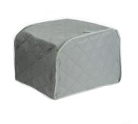 Cubierta protectora para tostadora para modelos estándar de 2 y 4 rebanadas, resistente al polvo (gris L)