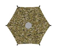 Cubierta Protectora Para Trampolín, Cubierta Para Trampolín Al Aire Libre, Sombrilla Para Trampolín,Cubierta De Trampolín, Sombrilla Impermeable Para Patio Trasero A(Size:14FT-6 Poles,Color:camuflage)