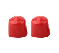 Cubierta protectora para válvula de horquilla delantera de bicicleta para modelos Fox, material de silicona que evita y prolonga la vida útil de la válvula (rojo)